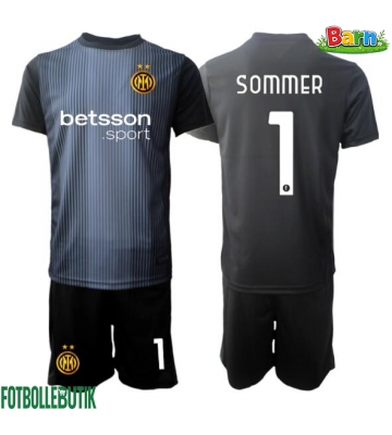 Inter Milan Yann Sommer #1 Målvakt Hemmaställ Barn 2025-26 Kortärmad (+ Korta byxor)